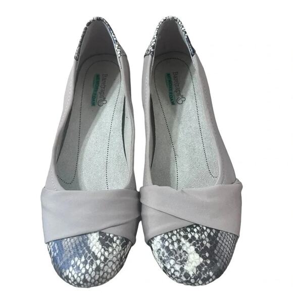 BareTraps Shoes - Baretraps Memory Foam Women's Misty Tan Ballet Flats size 7